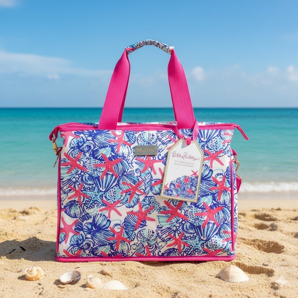 NWT Lilly Pulitzer - insulated cooler bag - She She Shells